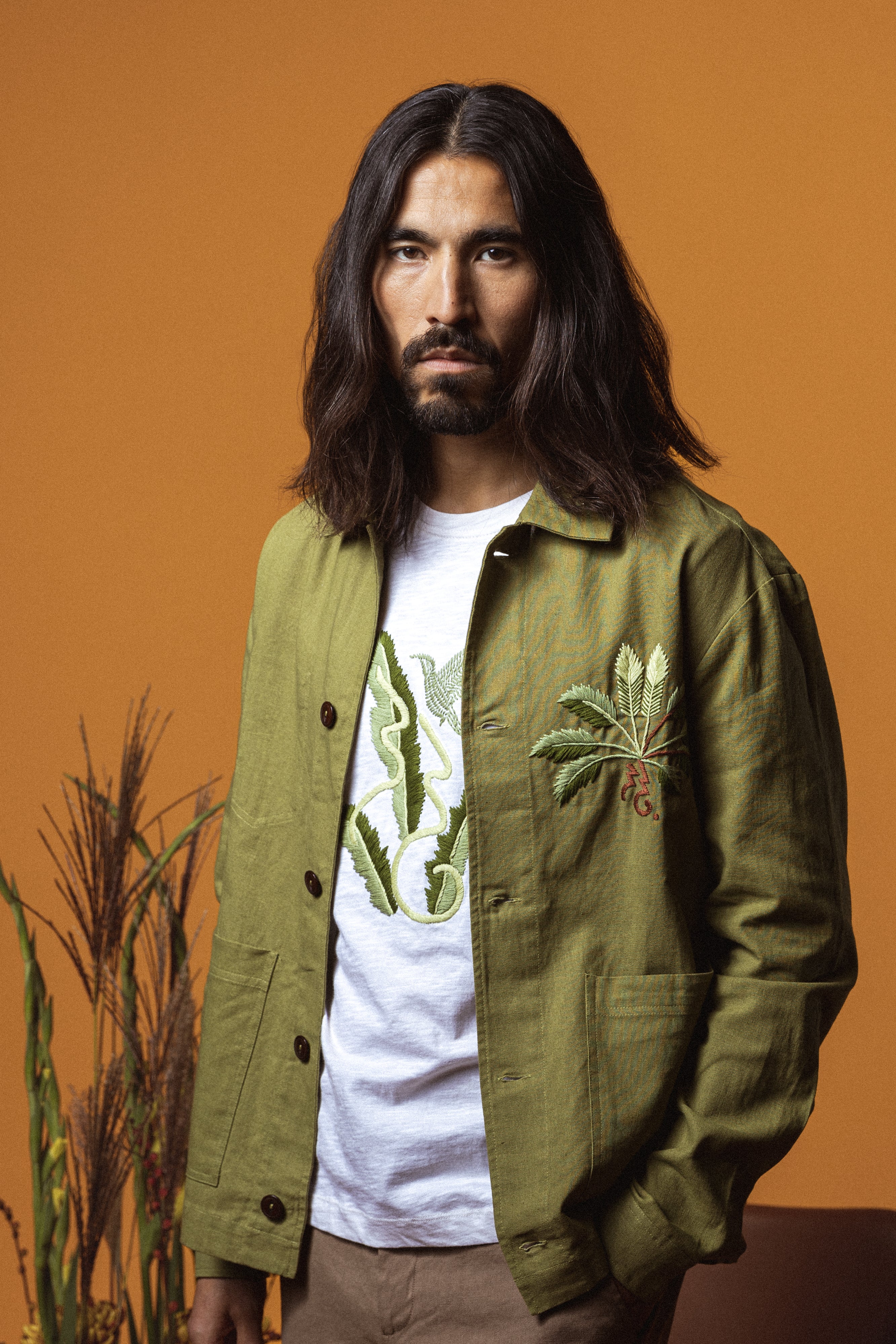 Modelshot / Moss Green / Detail
